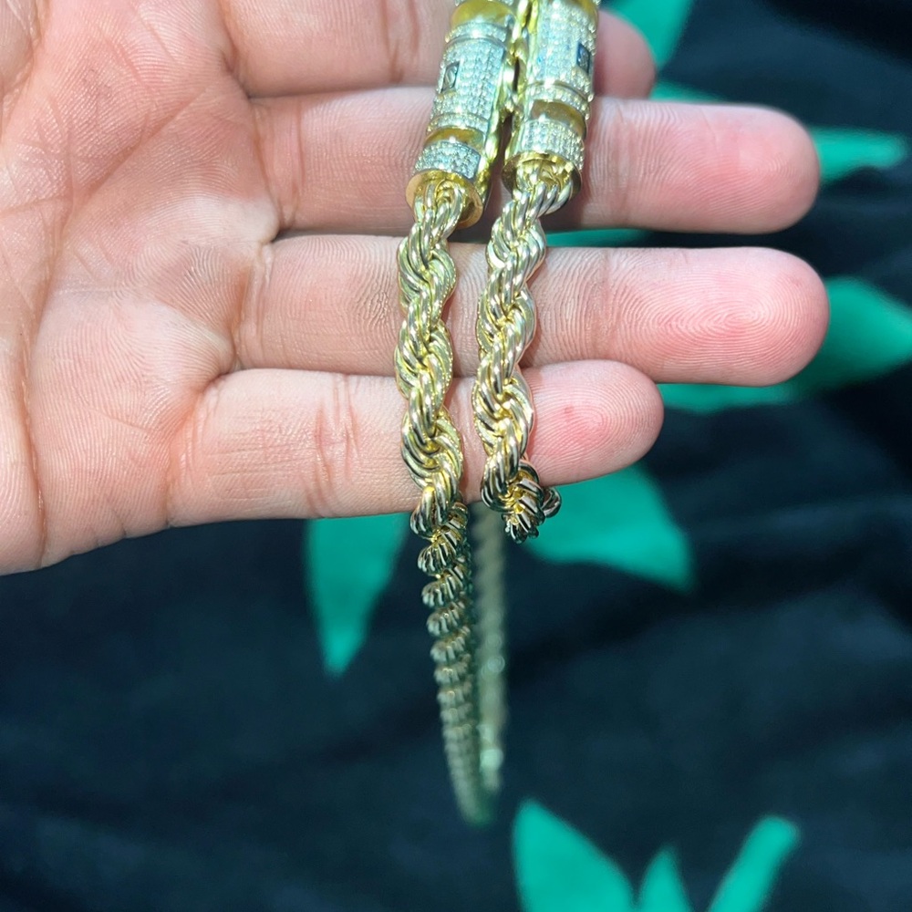 Monaco Gold and Silver Twisted Necklace